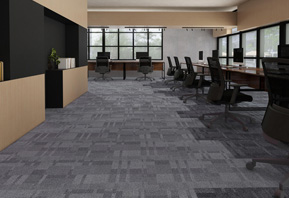 辦公室地毯--高低圈方塊毯--矩陣